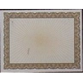 Stock Blank Certificate w/ Border